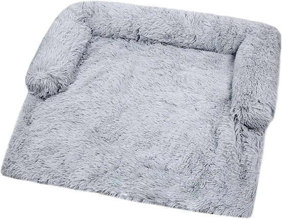 Banco per Cani e Gatti in Plush con Cuscino Zitto e Lavabile - Letto di Riposo Rilassante per Cani e Gatti