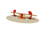 Gioco a molla Savana 878 EN 1176 H77cm 2 posti legno e multistrato Giochipark