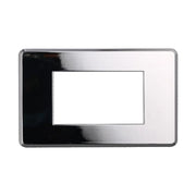 Placca Slim Sottile 4P Serie Moon Colore Cromato Lucido Compatibile Con Bticino Axolute Air