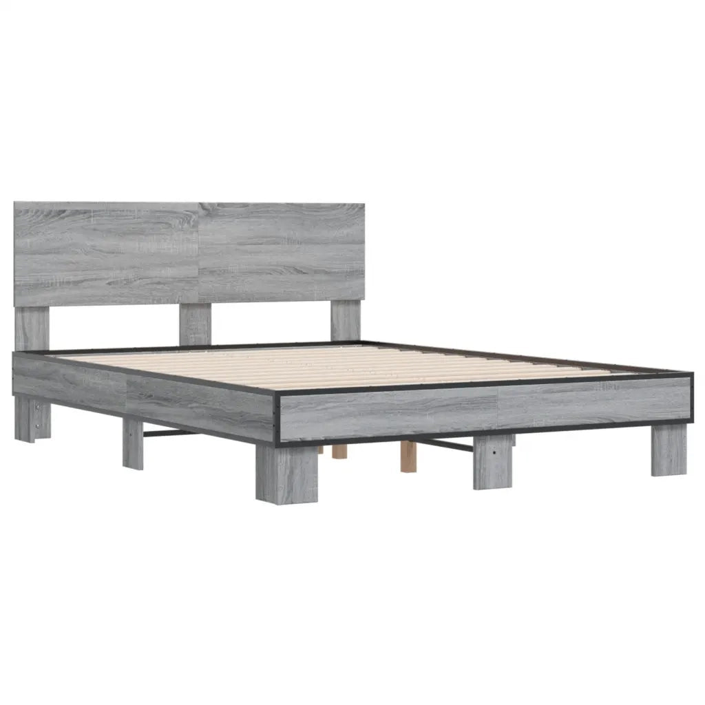 Giroletto Grigio Sonoma 120x200 cm in Legno Multistrato Metallo 3280200