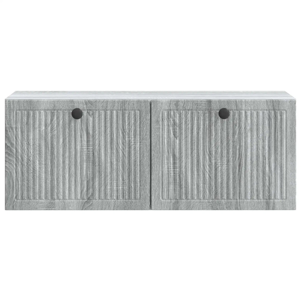 Mobile Porta TV da Muro Grigio Sonoma 78,5 x 31 x 30 cm