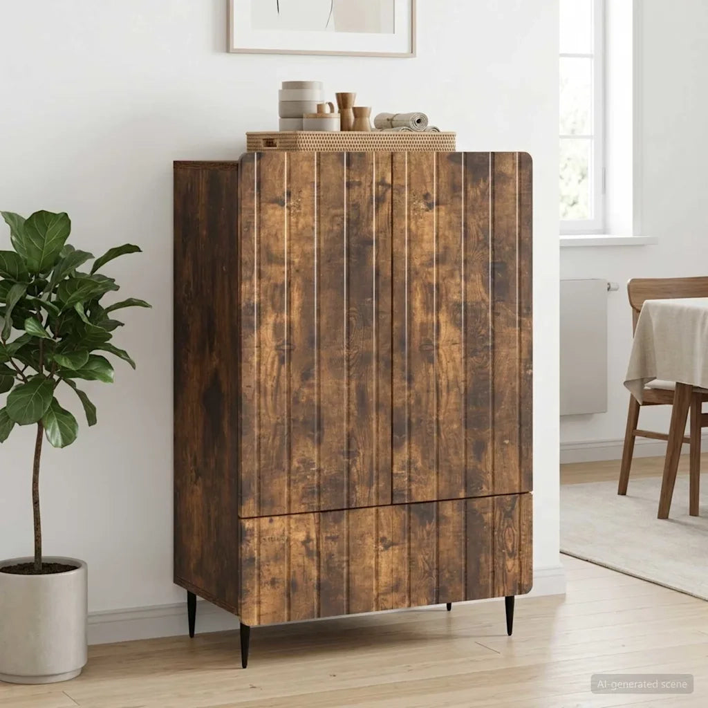 Credenza Rovere Fumo 66 x 34,5 x 97 cm Legno ingegnerizzato 894440
