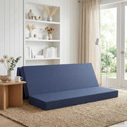 Divano Letto Pieghevole 200 x 67 x 45 cm Blu 900261