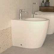 Bidet a Terra Ercos "Kite" Bianco Opaco