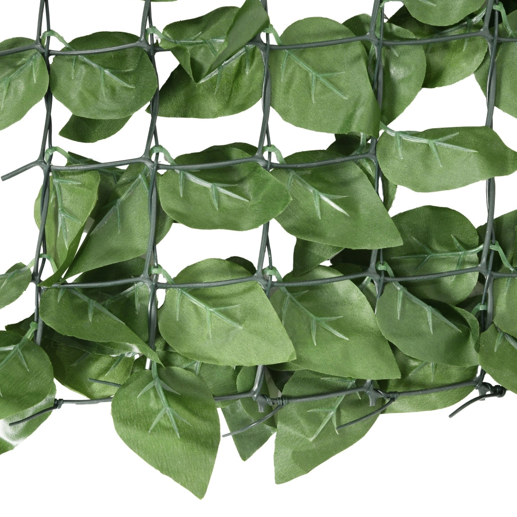 Arella Siepe Sintetica Artificiale Arrotolabile e Impermeabile 300x100 cm in Seta e PE Verde Scuro