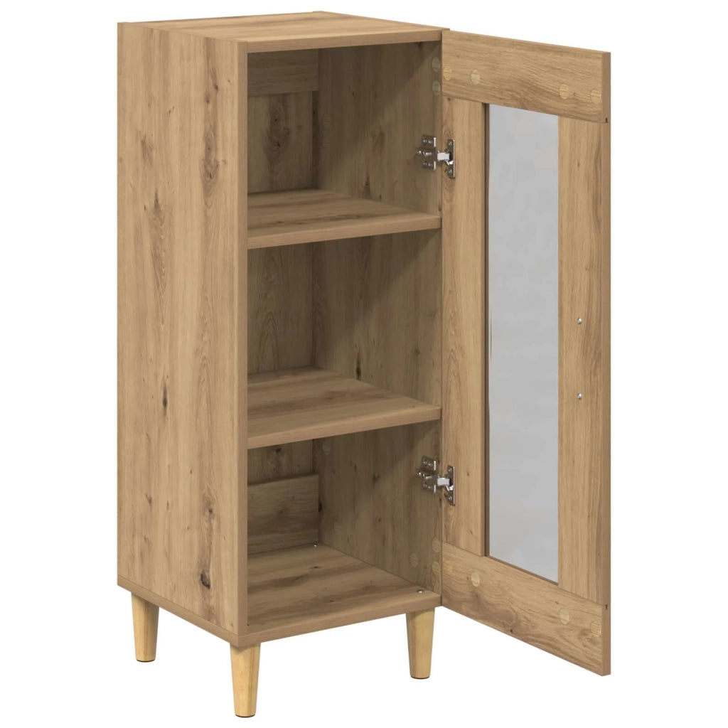 Credenza | Madia | Buffet da pranzo | Armadio da pranzo Rovere artigianale 34.5 x 32.5 x 90 cm