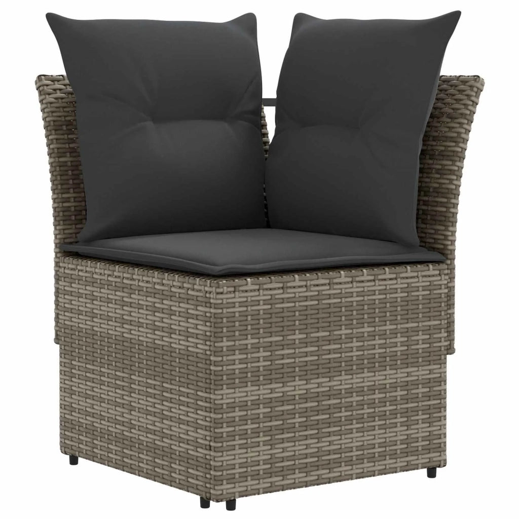 Set di Mobili 7 pz Grigio e Grigio Scuro Rattan in PE 3422190