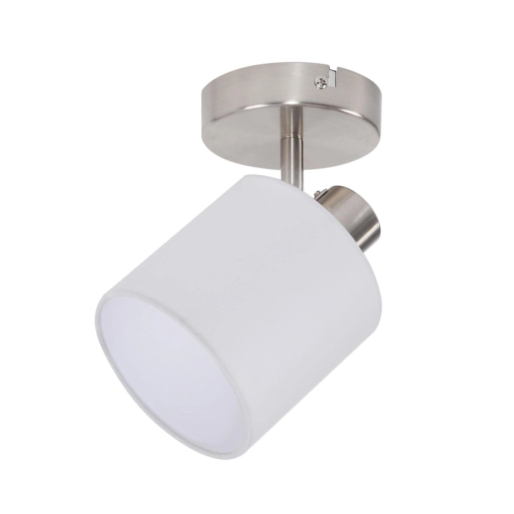 ZMH Faretto da soffitto nichel orientabili 350° E14 max 40W moderni per soggiorno camera letto cucina anche parete