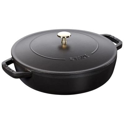 Staub roaster chistera 28cm round black schwarz 40511-472-0 405114720 (40511-472-0) - 169382