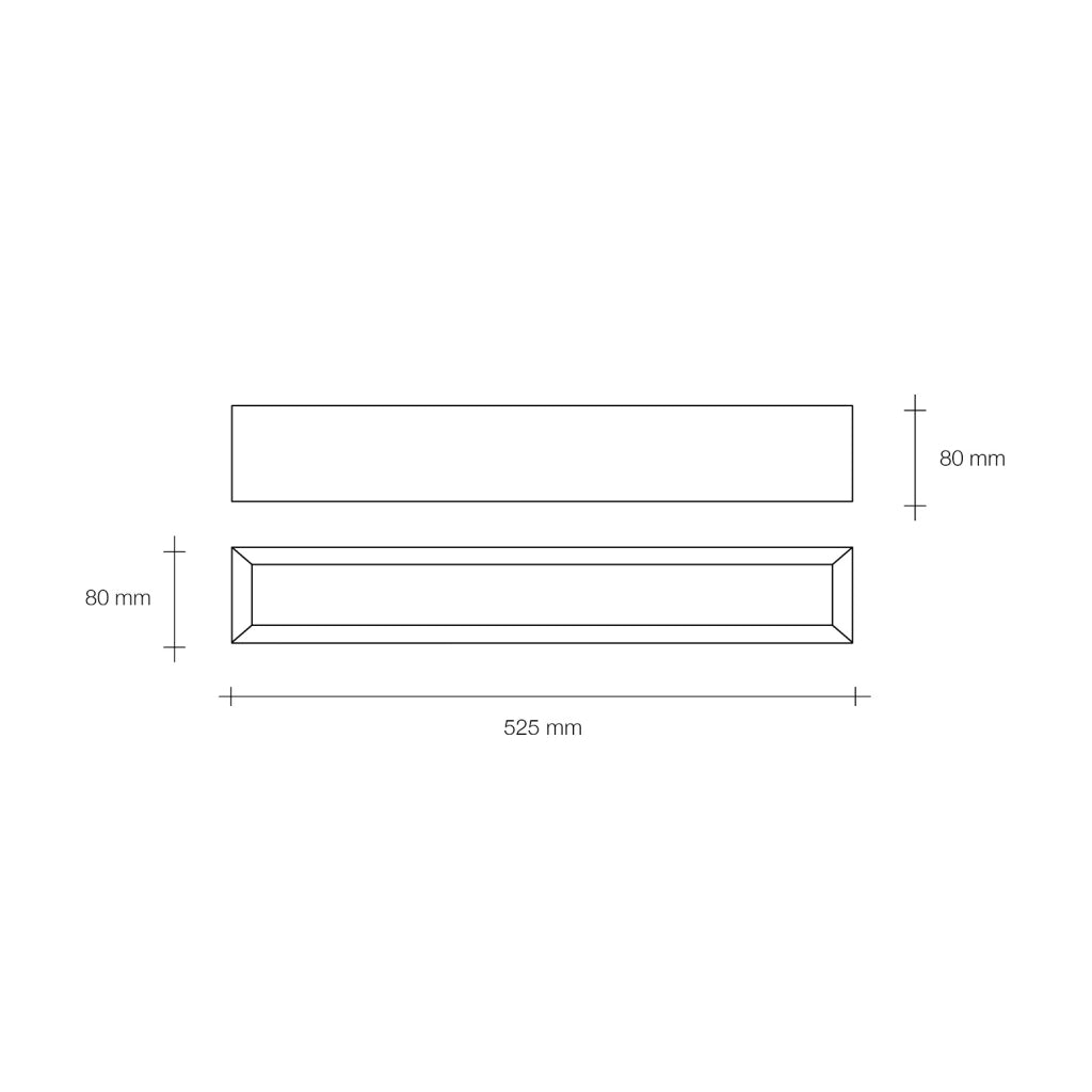 HERMIONE Applique da Parete  3 Luci attacco G9 in gesso bianco h75x525mm
