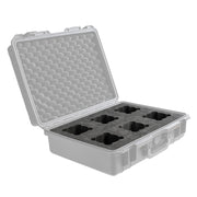 Mantona Pannello in gommapiuma porta obiettivi fotografici, presagomato per valigetta rigida Outdoor L, con copertura in spugna bugnata