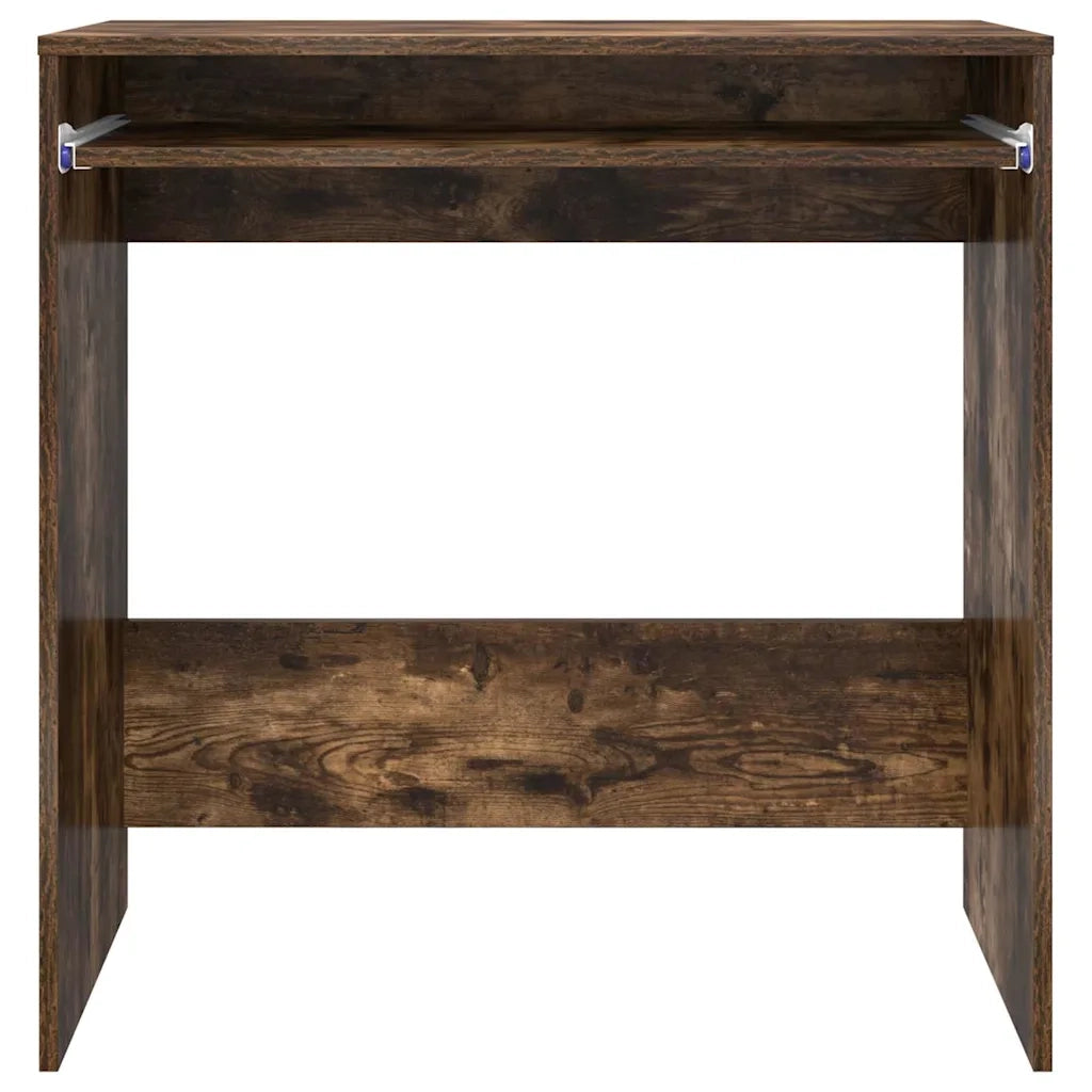 Scrivania | Tavolo da Ufficio Rovere fum¨¦ 77.5 x 43 x 79 cm Legno multistrato