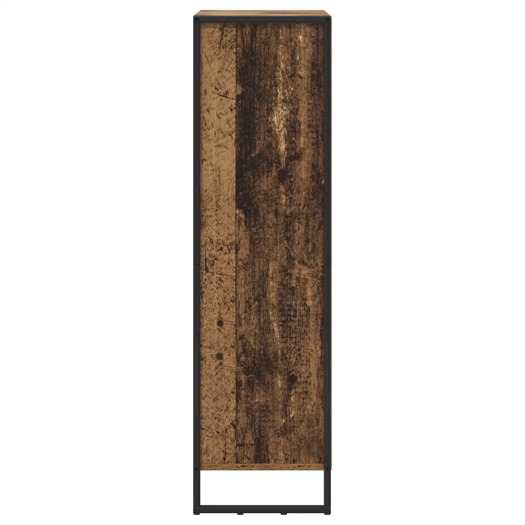 Armadio per Libri Legno vecchio 99.5 x 30 x 108.5 cm
