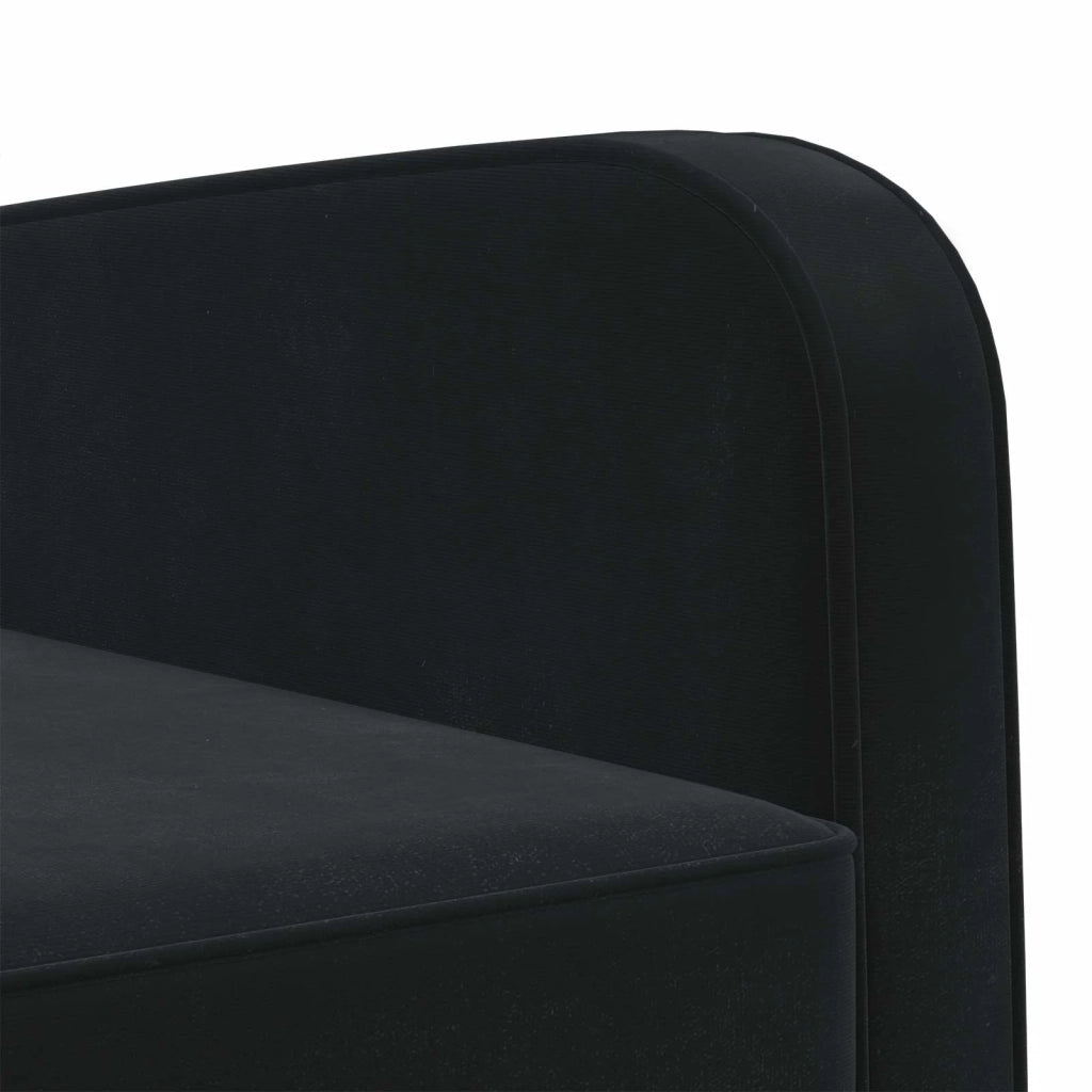 Divano Sedia-Poltrona-Poltroncina Nero Velluto 599793