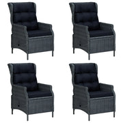 Set Mobili da Pranzo per Giardino 5 pz Grigio Scuro 3067838