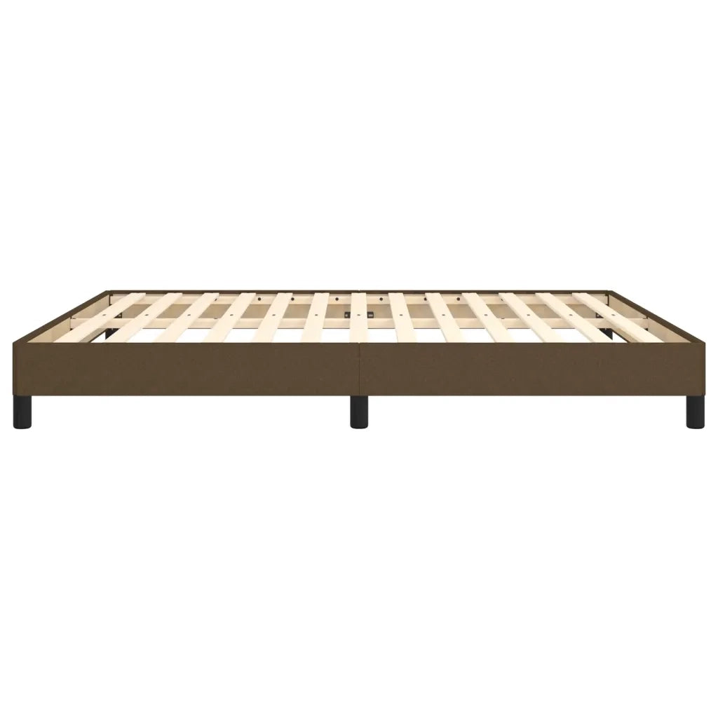 Giroletto a Molle Marrone Scuro 160x200 cm in Tessuto cod mxl 41212