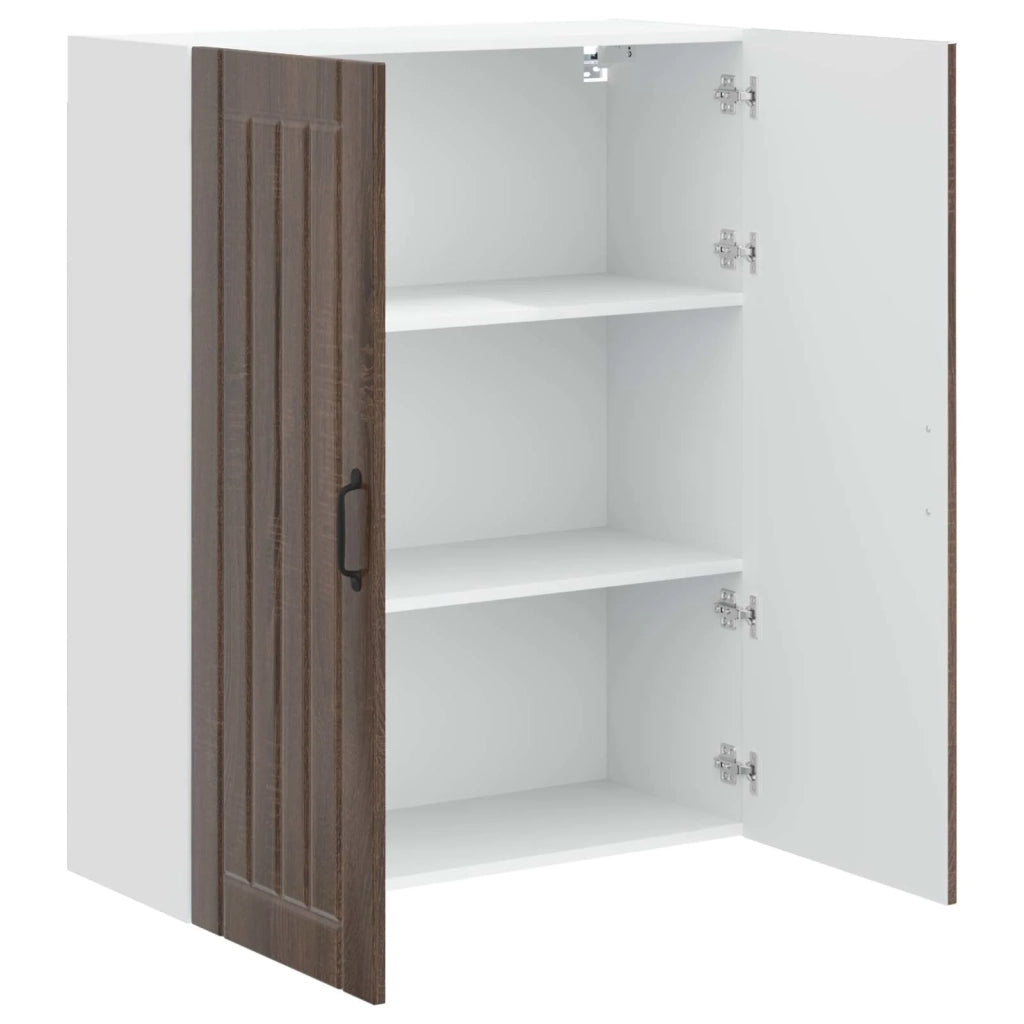 Pensile cucina con porta Lucca Rovere Marrone 80 x 31 x 100 cm 885152