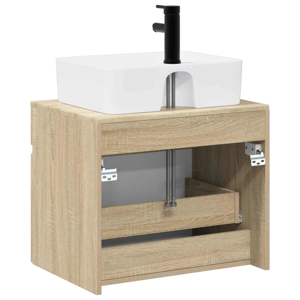 Set di mobili per il bagno Rovere Sonoma Legno ingegnerizzato 3404292