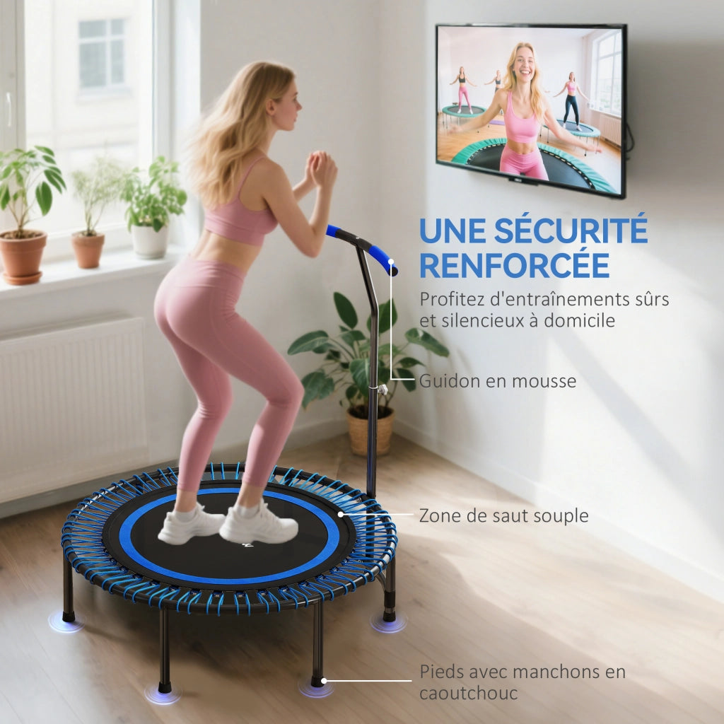 Trampolino Fitness 114 cm ¨C zephmum ¨C Blu