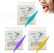 Elastici ortodontici multifunzionali 300 pezzi - apertura dentale - gomma - leggero - sicuro e non tossico - elastici per bende ortodontiche