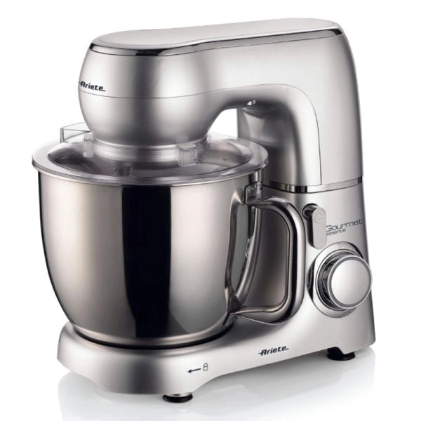 Ariete 1583 gourmet essence, impastatrice planetaria, impasta, monta e amalgama, 1300w, capacità 5,2l, 2 fruste e 1 gancio, 10 velocità + pulse - ARI1583/00