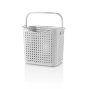 Cesto portabiancheria con manico LINO beige