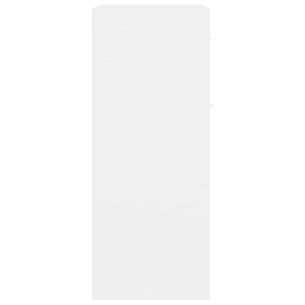 Buffet credenza cassettiera armadio mobile contenitore organizer per cucina soggiorno salotto 60 x 30 x 75 cm legno ingegnerizzato bianco 02_0030336