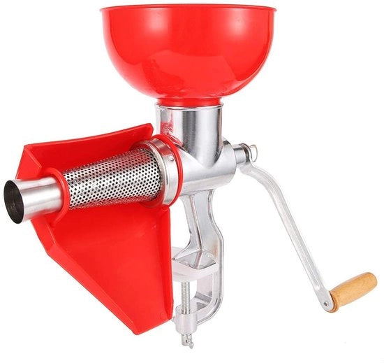 Tritacarote Energie Risparmiante - Tritacarote Manuale - Filtro Multifunzionale in Acciaio Inossidabile - Grande Capacità - Facile da Utilizzare - Adatto per Casa e Bar - Centrifuga per Succo