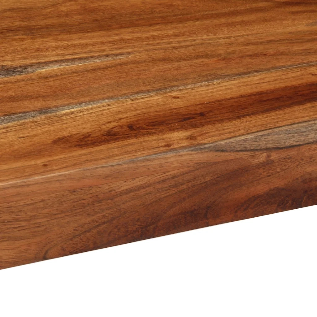 Panca-Sgabello 110 cm in Legno Massello di Acacia 236022