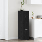 Armadio da Fattore Quercia Nera 30x41x118 cm Legno Ingegnerizzato