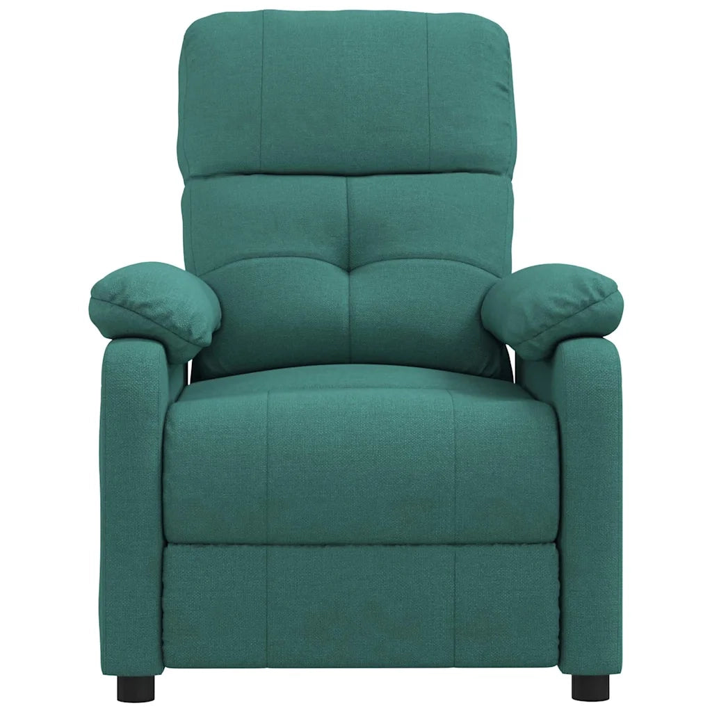 Divano Sedia-Poltrona Massaggiante Verde Scuro in Tessuto 745877