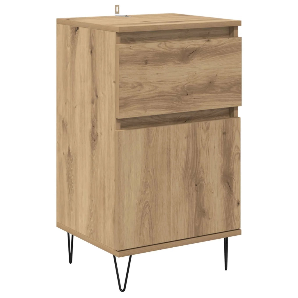 Credenza | Madia | Buffet da pranzo | Armadio da pranzo rovere artigianale 35 x 40 x 70 cm Legno multistrato