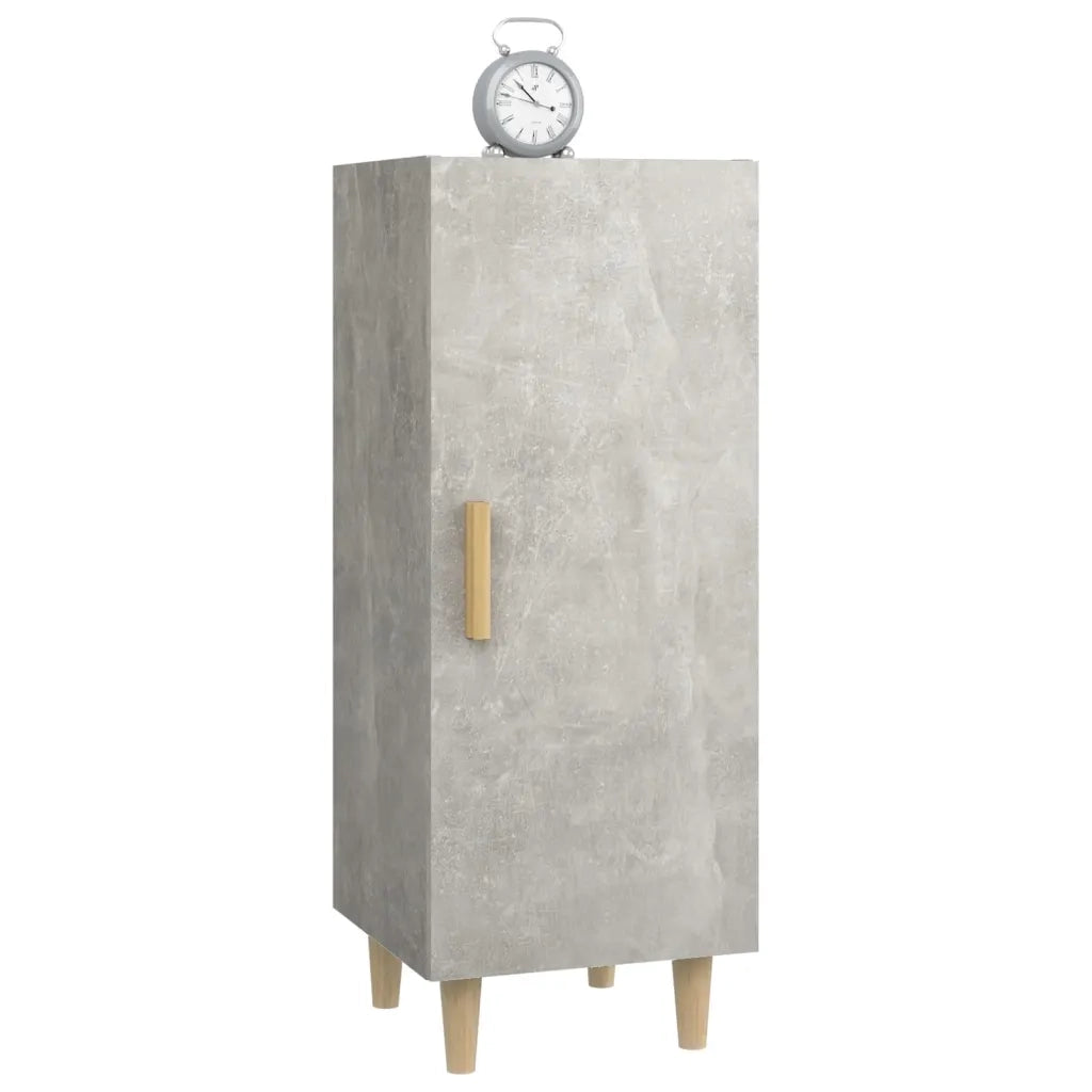 Credenza Grigio Cemento 34,5x34x90 cm in Legno Multistrato cod mxl 18820