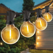 Cavo di Illuminazione Esterno con Lampadine LED - 10M Luce Calda Bianca per Giardino e Feste