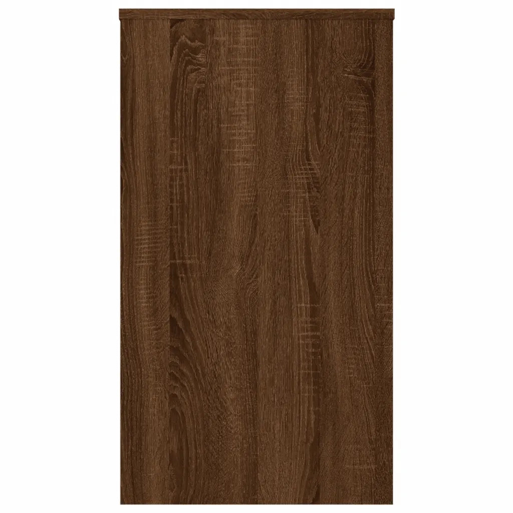 Scrivania Rovere Marrone 90x40x72 cm in Legno Multistrato