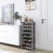 Wijnflessen, stand alone, contenitore per bottiglie con contenitori in vetro, per cucina, bar, sala da pranzo, 28 Bottiglie