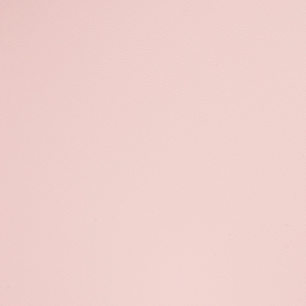 Set di 4 sedie da pranzo Seduta imbottita sintetica rosa Schienale aperto in ecopelle con braccioli Soggiorno moderno minimalista