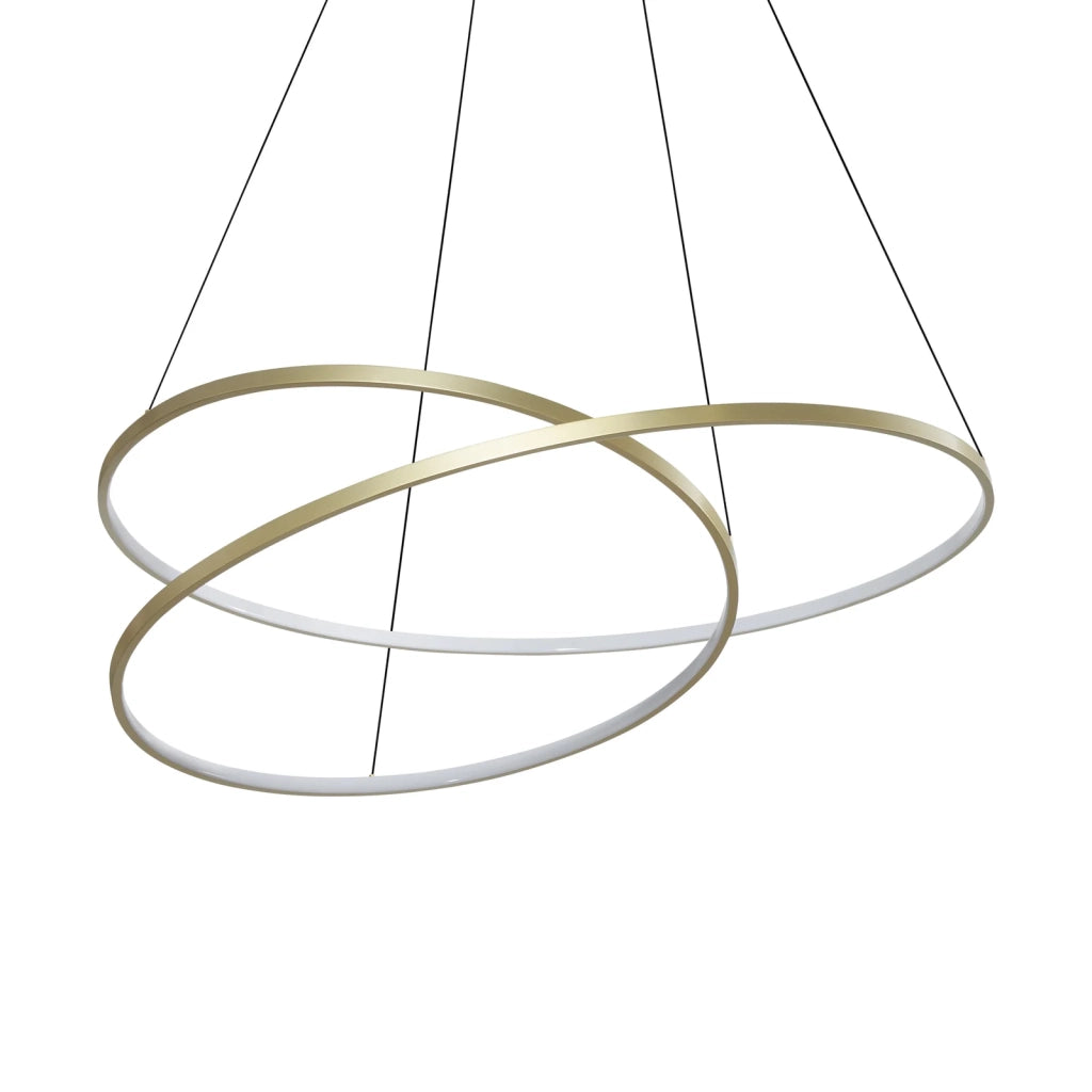 Lampada a sospensione Collezione OZ LED 75W luce calda ottone altezza regolabile Ideal Lux