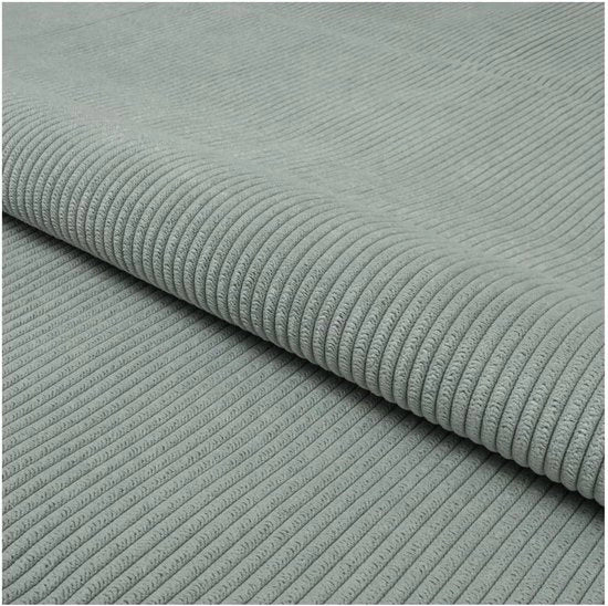Corduroy in Tessuto per Metro TORANOS (100 cm x 142 cm) – Peso 330 g/m² – Tessuto Corduroy Finito per Metro per Bancali & Sedili – Tessuto per Arredamento – Tessuti per Arredamento, Tessuti Decorativi & Tessuti per DIY (Grigio Chiaro)