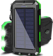 Batteria Esterna 20000mAh con Doppie Porte USB e Lampada LED per Telefoni Cellulari - Campeggio Batteria di Ricarica Esterna
