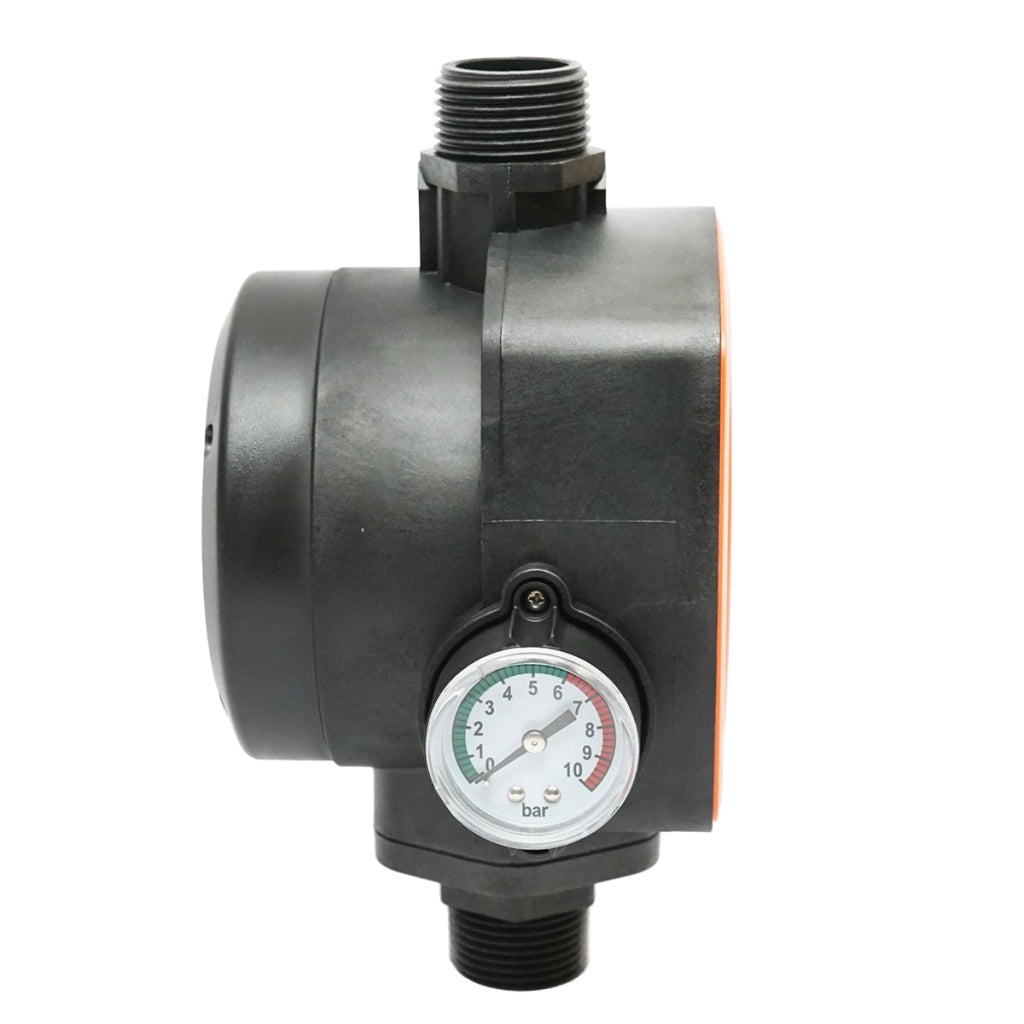 Pressostato elettronico automatico con manometro 2.2KW, 220V per pompa dell'acqua, pressione regolabile manualmente max. 15 bar HYDROCALL-2200G.