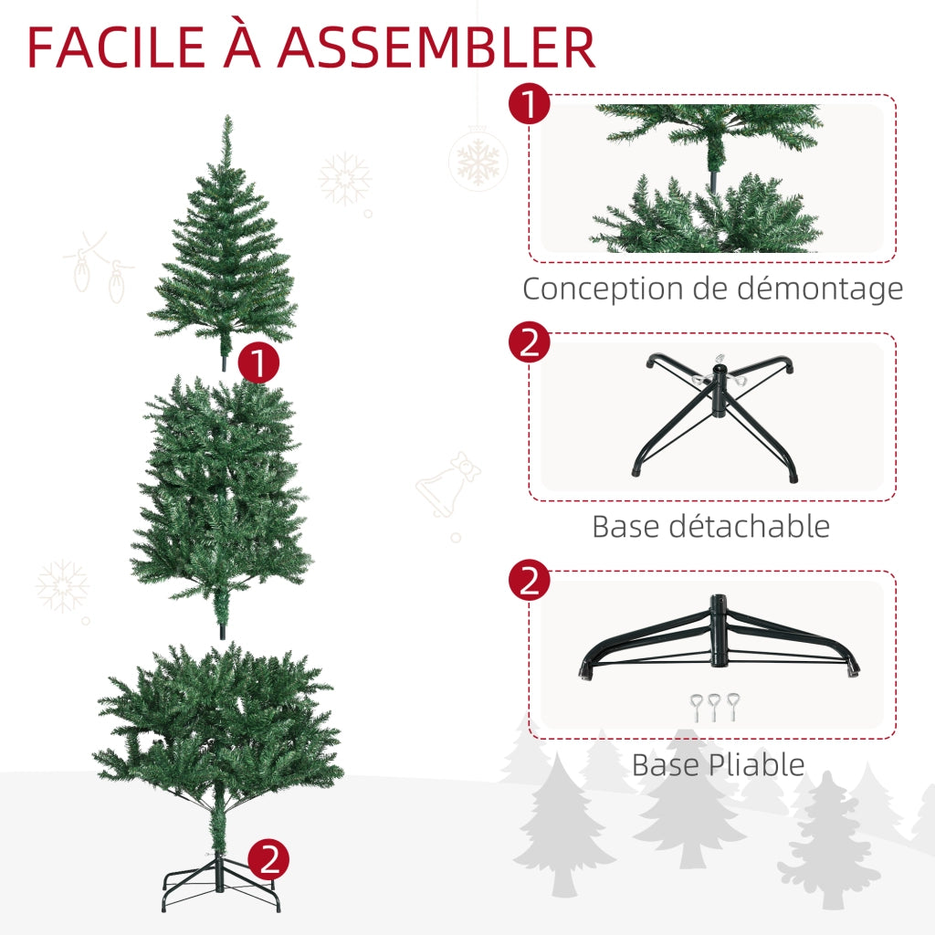 Albero di Natale Artificiale ¨C zephmum ¨C Verde, 210 cm, Nordmann, 865 Rami
