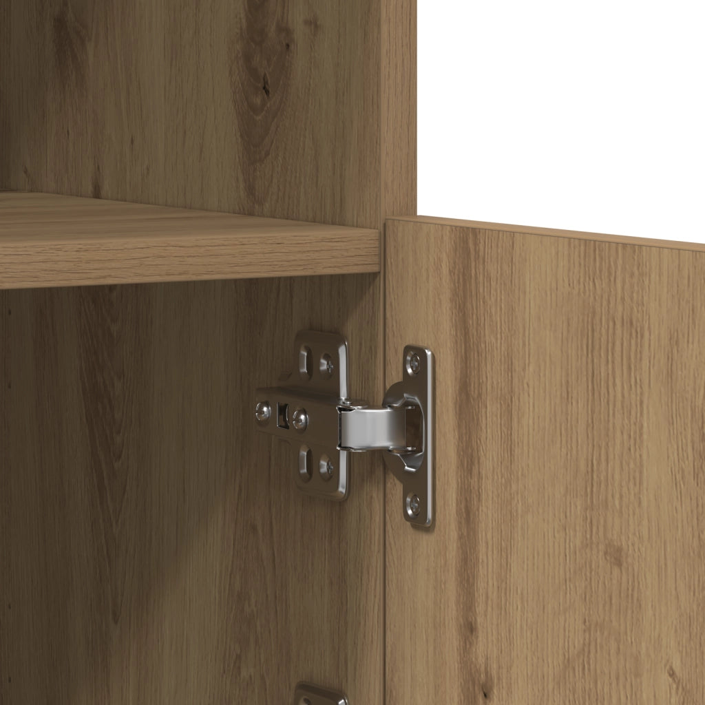 Sideboard  con luci LED Rovere Artigianale 41x37x67 cm