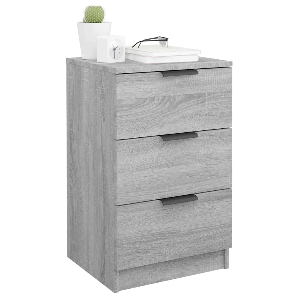 Comodini 2 pz Grigio Sonoma 40x36x65 cm 817054