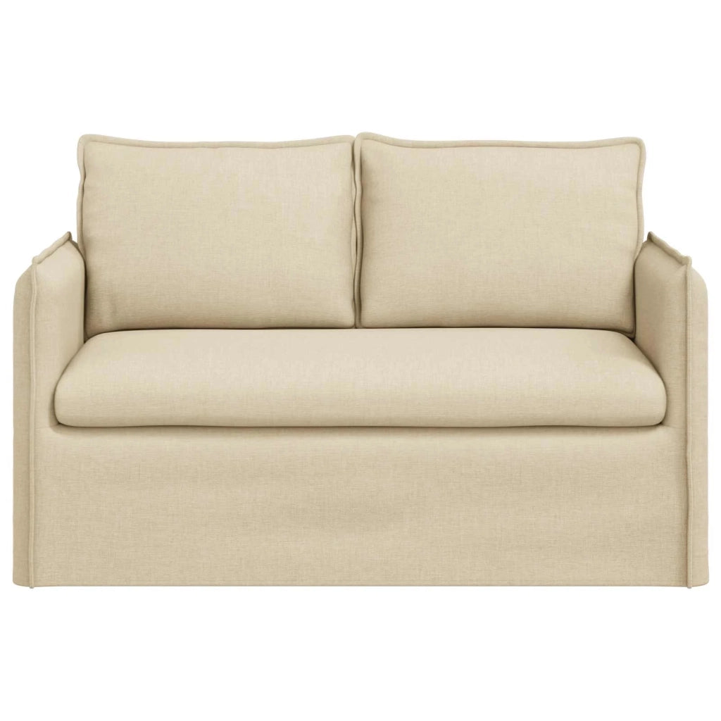Divano Crema 136 x 82 x 85 cm Tessuto 42024516