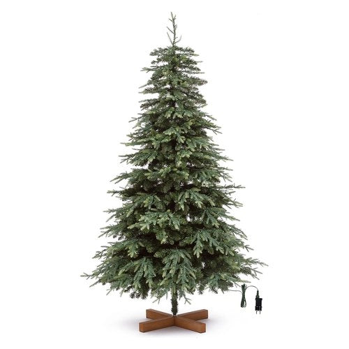 Albero natale addobbato lotti 82946 deluxe prelit pvc e pe verde