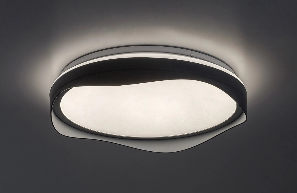 Plafoniera LED moderna tonda grigia Ø38cm 24W Rabalux