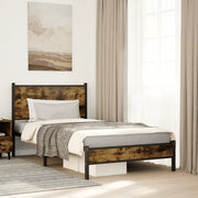 Giroletto senza Materaso in Metallo Rovere Fumo 100x200 cm 4007809