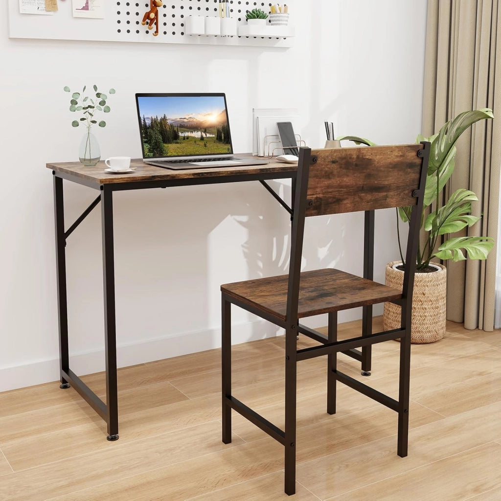 Set di 2 sedie da sala da pranzo, sedie da cucina con gambe in metallo, schienale inclinato, seduta grande, sedie industriali per cucina, sala da pranzo, ufficio, carico 150 kg
