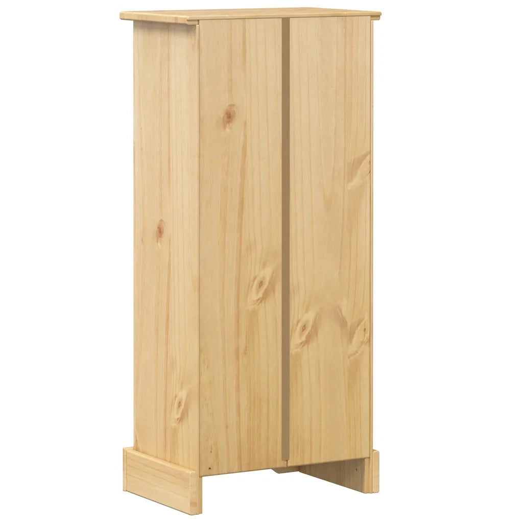 Libreria Corona 46x29x100 cm in Legno Massello di Pino 4002778